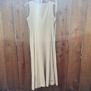 Uniqlo Airism Cream/Light Beige Summer Dress